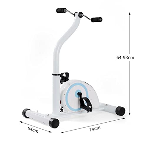 Image of Electric Pedal Exerciser for Seniors, Disabled and Stroke Survivor - for Arm /Leg Exercise Mini Cycling Trainer Stationary Exercise Leg Pedal
