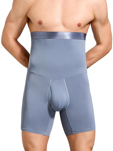 Mens Shapewear Shorts Tummy Control High Waist Panties Body Shaper Slimming Underwear Compression Boxer Brief