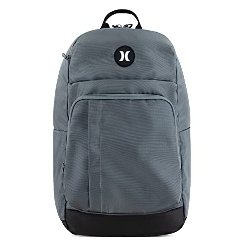 Hurley Mochila clássica One and Only, Cinza claro/ícone, O/S, Uma e única mochila clássica