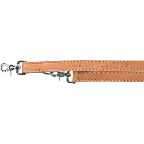 Rustic Fatleather Adjustable Leash Heartbeat, L - XL : 2.00 M - 25 mm, Brown, 6.56 feet - Image 4