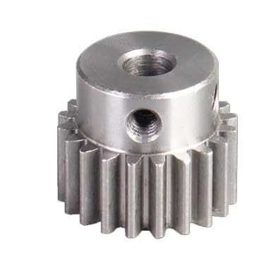 Engrenage cylindrique 1M15T alésage 6,35mm acier 45# pignon module 1 pour axe moteur CNC