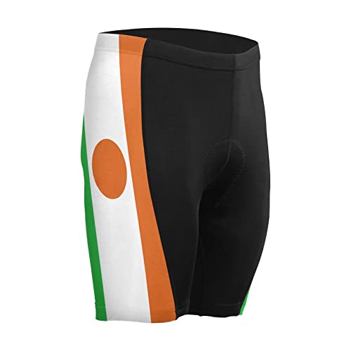 Niger Flag Men's Bike Shorts Padded Cycling Bicycle Biking Shorts Tight Multicolor