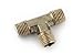 Anderson Metals 06232 Brass Pipe Fitting, Forged Tee, 1/8" NPT Male x 1/8" NPT Male x 1/8" NPT Male Pipe