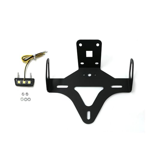 Support plaque Z1000 haut de gamme avec éliminateur garde-boue arrière et LED