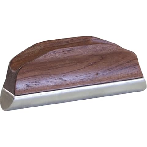 Shubb GS1 Guitar Steel Slide with Wooden Handle Cover