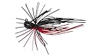 Savage Gear Jighaken zum Barschangeln 6cm 4g Skirt Flirt Jig, Farbe:Black Red