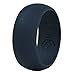100% Safe & Natural - SILO Silicone Wedding Rings 2 Pack - Men Women non rubber Bands (Pair)