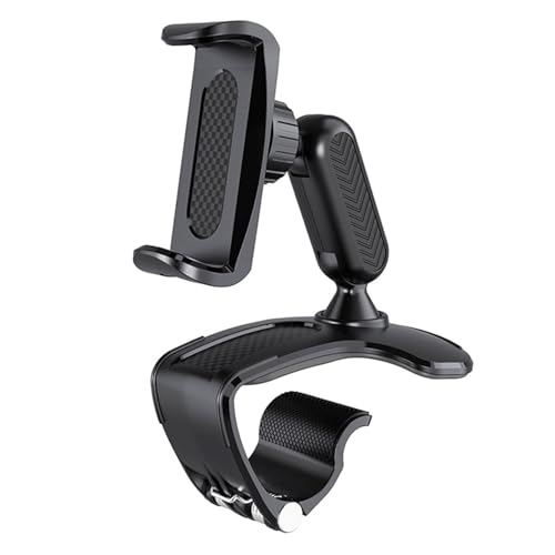 ComPDCVD Soporte Móvil para Coche Soporte Para Teléfono Salpicadero de Coche Soporte de Teléfono Giratorio de 360 Grados Adecuado para Teléfonos Inteligentes de 4 7 Pulgadas   Negro