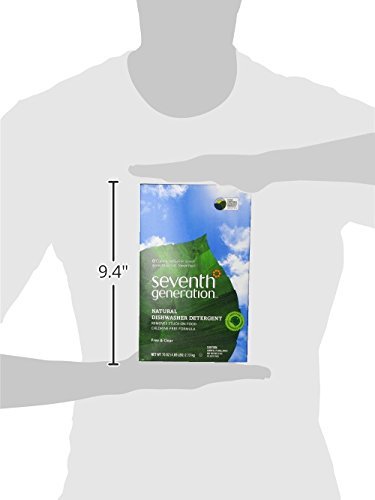 Image of Seventh Generation Dishwasher Detergent Powder for sparkling dishes Free & Clear Dishwasher powder 75 oz