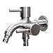 Waschmaschine%2CEntfernt günstig Kaufen-iDMRURvm 1/2 Zoll Doppel Wasserhahn Wasserhahn Garten Doppelter Auslauf Edelstahl Waschmaschine Wasserhahn für Garten, Waschmaschine, Regentonne, mit 1/2