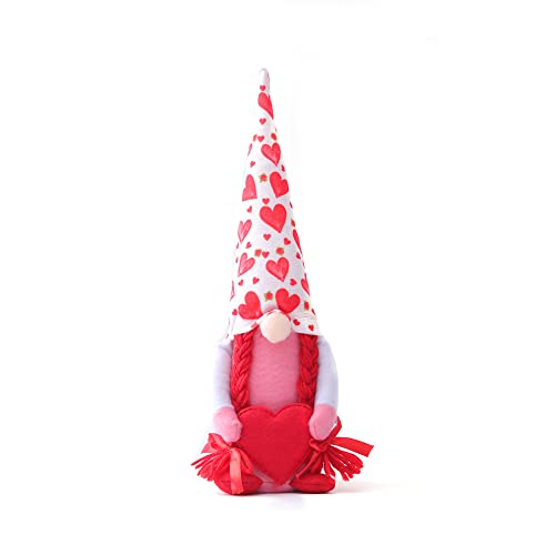 Bromose Decoración Día De San Valentín Muñecas De Gnomos Encantadores Muñecas Enanas Día De San Valentín Decoraciones Decorativas De Gnomos Accesorios para El Hogar (Femenina) Cover