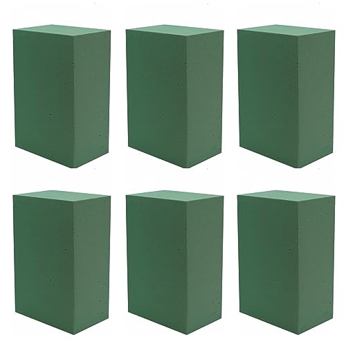CCUUHJ 6Pcs Floral Foam Wet Brick Ideal for Artificial & Fre