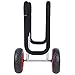 ZIJINGM Portable Surfboard Beach Cart,Adjustable Stand Up Paddleboard Cart, Load Capacity 75KG, for Moving Surfboards Wooden Boards Metal Boards Kayaks