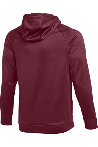 Nike Men's Therma Pullover Hoodie (Cardinal/White, Medium) - Image 3