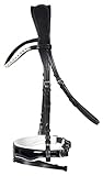PFIFF 102839 Trensenzaum ’Elegance’ Lacknasenriemen anatomisch, schwarz-weiß Cob