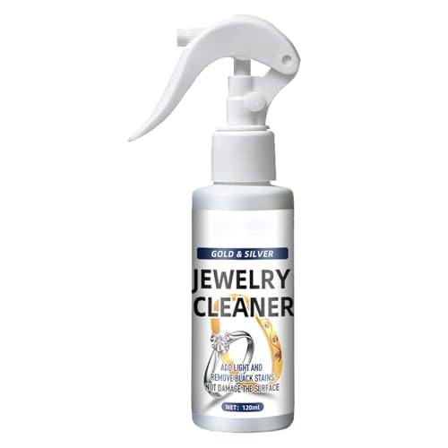 Schmuckpflege Schmuckreiniger,Reinigungsspray,Schaumstoff,gegen Schmutz,Fett,Ablagerungen und vieles Mehr,Für eine Schonende, Gründliche Reinigung,Gold Silber Glanz,Mehrere Szenen verwenden