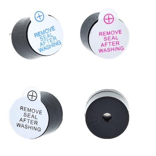 10pcs 3V 5V 12V Active Buzzer Magnetic Long Continous Beep Tone 12 * 9.5mm(5V Active Buzzer)