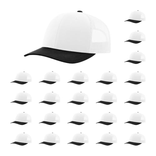 Richardson 112 Classic Six-Panel Adjustable Snapback Trucker Cap | Bulk Packs Available
