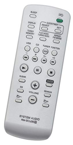 ALLIMITY RM-SCU35 Remplacement de la télécommande pour Sony Audio System CMT-HX3R CMT-HX5BT CMT-U1 HCD-HX5 CMT-HX3 CMT-HX9DAB CMT-U1BT HCD-U1BT