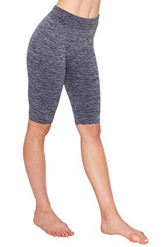 Image of ALWAYS Women's High Waist Bike Shorts - Athletic Workout Tummy Control Stretch Running Yoga Pants
