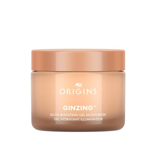 Origins GinZing Glow-Boosting Gel Moisturizer | For a Bronze or Pearl Glow | With Hyaluronic Acid & Caffeine from Coffee Beans