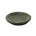 HomArt Rustic Terra Cotta Saucer, 4-Inch, Moss Grey, 1-Count