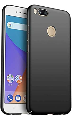 Image of Mobile Back Cover Case for Xiaomi Redmi A1 (Silicone Case|CameraProtection|Black SC1510)