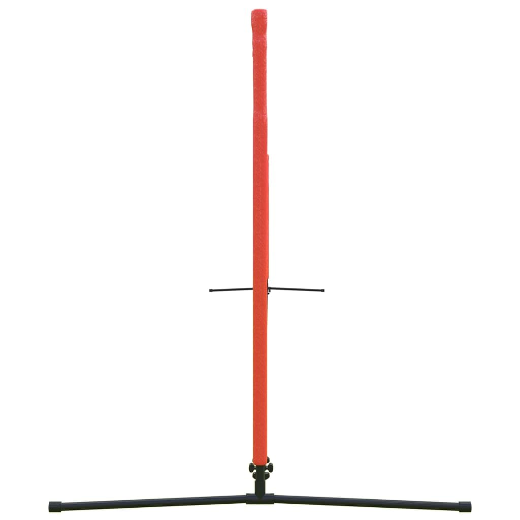vidaXL Red de Tenis poliéster Negro y Rojo 600x100x87 cm