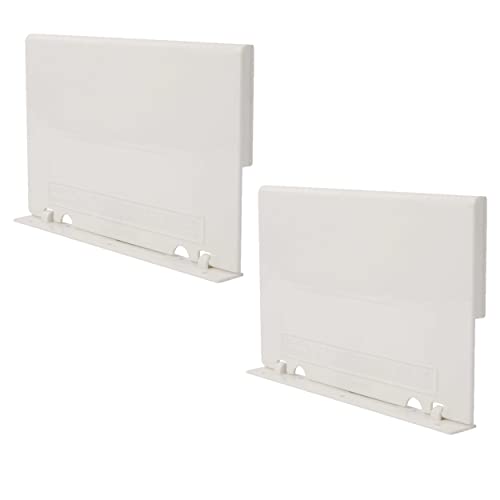 (2-Pack) Exact Replacement Part Number 08650-0022 Off-White Weir Gate Assembly - Sta-Rite U-3 Vinyl Liner Skimmer Hinged Weir Assembly - 8 1/2 Inches x 5 1/8 Inches