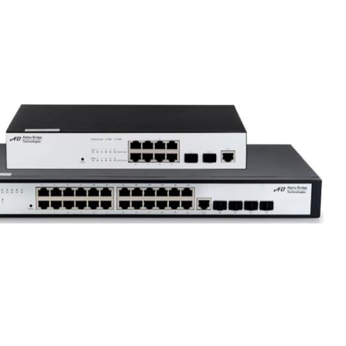 Image of Alpha Bridge AS210T Gigabit Layer 2 Ethernet Switch - Carrier-Grade Reliability, Enhanced Security, and Advanced QoS
