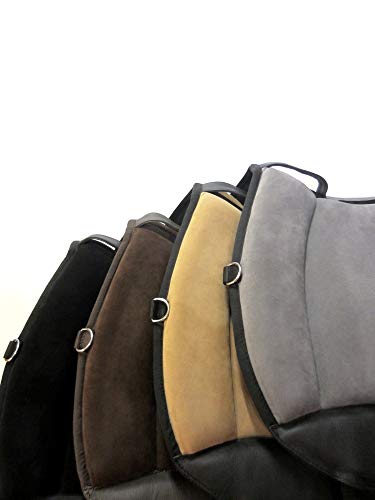 Foto von PS Pferdeartikel Reitpad ALIVIO mit WBS Kanal & Kammeraufbau durch befüllbare Filzkissen - klettbar Farbe schwarz