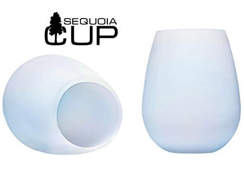 The Sequoia Cup, Best Shatterproof Rubber Wine Glasses for Indoors, Outdoors & Having a Good Time | Unbreakable Stemless Cups, Non-Toxic, Collapsible Drinkware | Perfect Gift For All Adventures