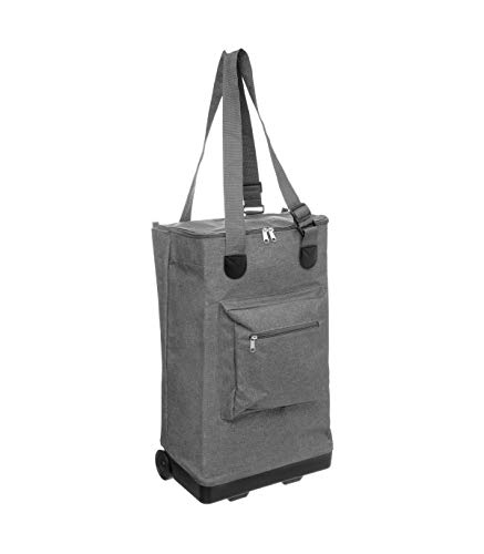 Five - Sac Shopping Sac de Courses sur roulettes avec anses réglables Cover