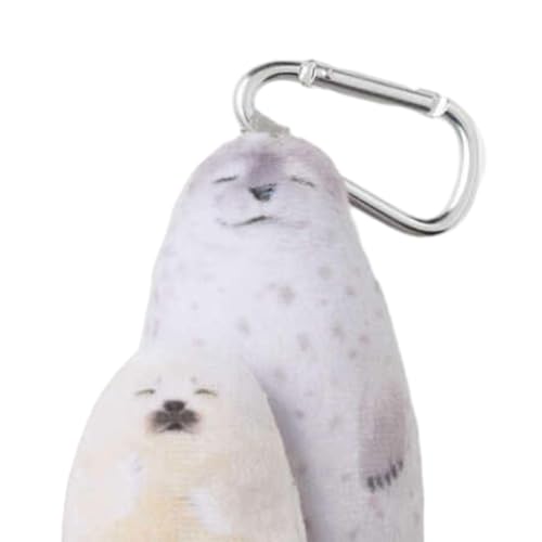 Porte-clés peluche extensible chaîne rétractable sac à main pendentif - 2