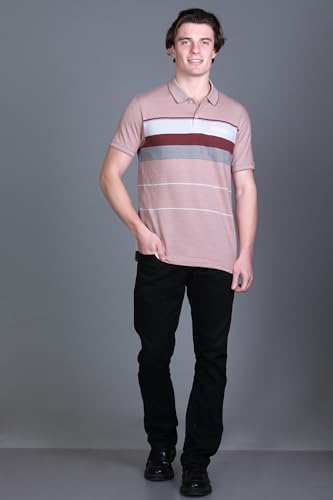Image of SANE ORIGINALS Polo T-Shirt for Men with Pocket || Striped Polo for Men