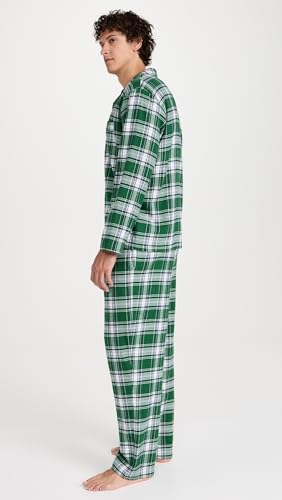 Eberjey Men's Plaid Flannel Long PJ Set4