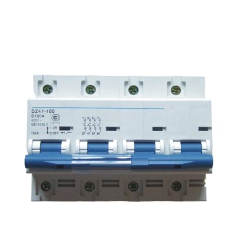 Disjoncteur MCB 4P 100A, protection tétrapolaire haute performance 415V