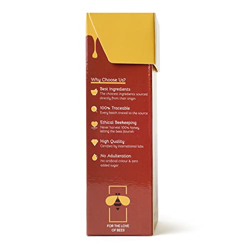 Honey Twigs Cinnamon Infused Honey 240gms,30 Single Sachets) | Cinnamon Flavoured infused with Honey