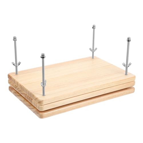 GETAJGHSD Prensador De Libros De Madera Placa De Prensa De Libros Herramienta De Encuadernación De Libros De Madera Abrazadera De Encuadernación De Libros De Madera Herramienta De