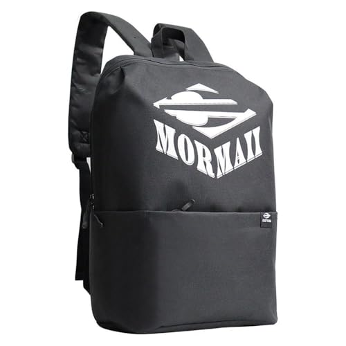 Mormaii Mochila Casual preto, 20 Litros, Alças Acolchoadas Ajustáveis, Zíperes Bidirecionais, Compartimento Interno, 43x28x15cm (2728)