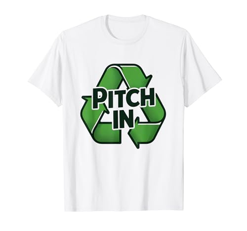 Antibasura Pitch In, no ensucia el medio ambiente. Camiseta