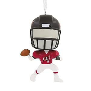 Hallmark NFL Tampa Bay Buccaneers Bouncing Buddy Christmas Ornament,Multi Color,0001OSL1619