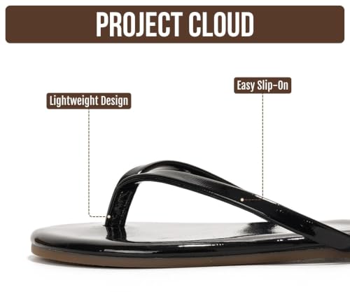 Image of Project Cloud Kids Sandals For Girls Footwear with Memory Foam Insole Kids Flip Flops - Lightweight & Slip Resistant Girls Sandals Summer Beach Essentials 2026 (Little Foundations)