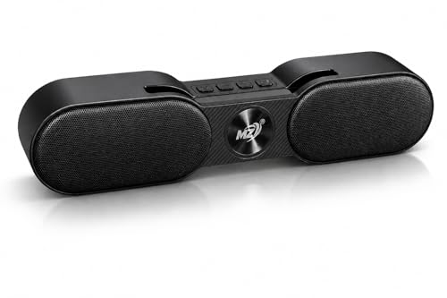 Image of Prime Beat 80W Bluetooth Speaker with Mobile Stand, TWS Pairing, Bluetooth 5.3, 1500mAh Battery, Loud Bass & Clear Sound, USB /TF /FM Support - Wireless Speaker for TV, Laptop, Tablet & Mobile (BLAC)