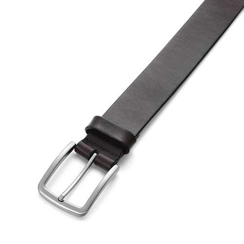 Image of MILORDE Men's Genuine Leather Dress Belt, Handmade, 100% Cow Leather, Fashion & Classic Designs for Work Business and Casual