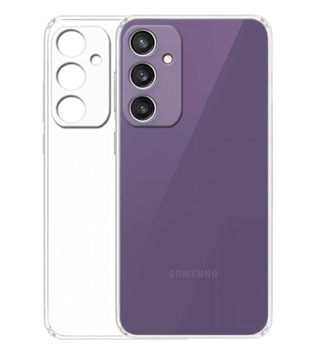 Image of Soft Silicone TPU Back Cover Compatible with Samsung Galaxy S23 FE 5G, Purple
