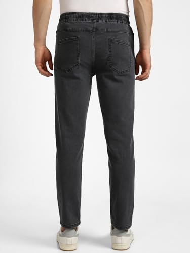 Image of Urbano Fashion Men's Regular Fit Mid Rise Washed Jogger Jeans Stretchable