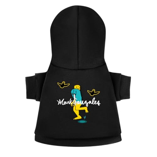 マークゴンザレス 犬服 犬の服 ペット服 ペットウェア 犬猫洋服 秋冬 ドッグウェア フード付き パーカー おしゃれ かわいい 柔らか 一体型 お出掛け用 お散歩 脱毛保護 スポーツ服 快適 仮装 通気 人気 部屋着 犬用 猫 小型犬 中型犬用 XS-L