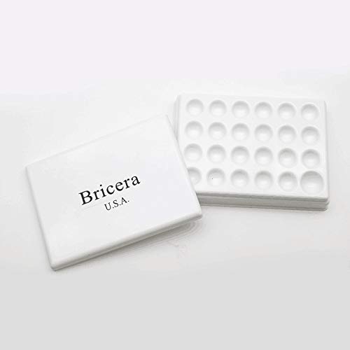 Dental Lab Plastic Palette with Cover for Porcelain Powder Mixing Watering Moisturizing Plate 24 Slot