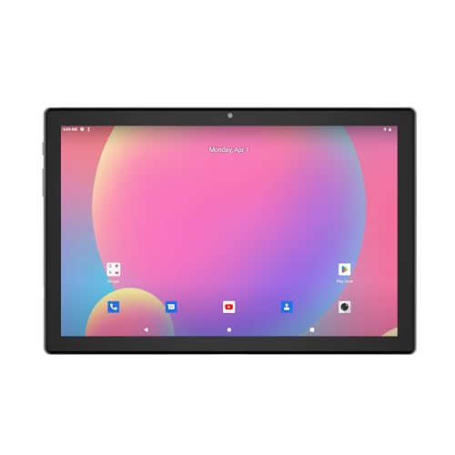 Image of DOMO Slate SLP9 4G Tablet PC, 6765 10.1-Inch LCD, 4GB RAM, 64GB Storage, Glass Touch Screen, Volte, Dual SIM Slots, Octa Core CPU, GPS, Bluetooth (Grey)